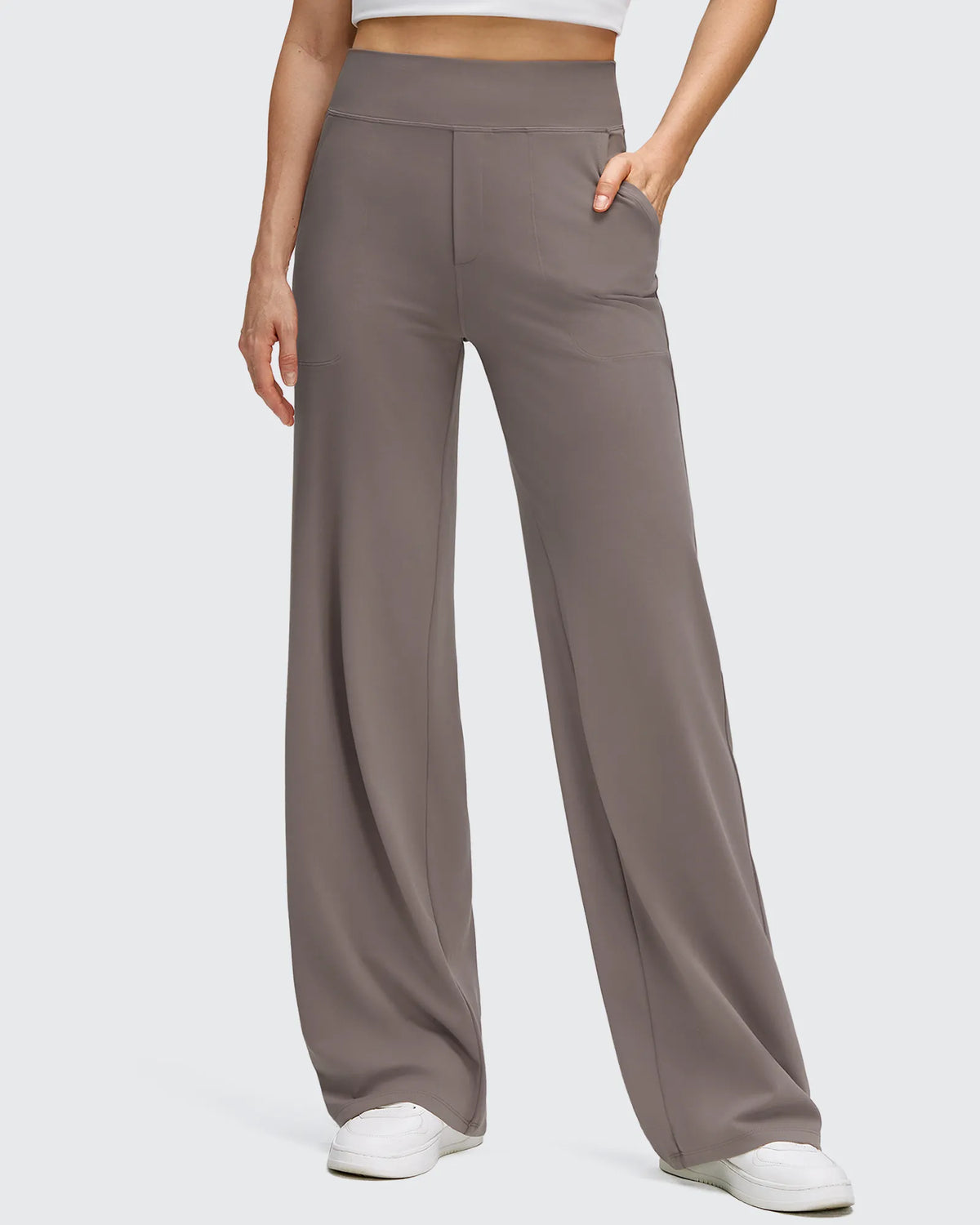 BareFeel High Stretch Wide Leg Yoga Pants
