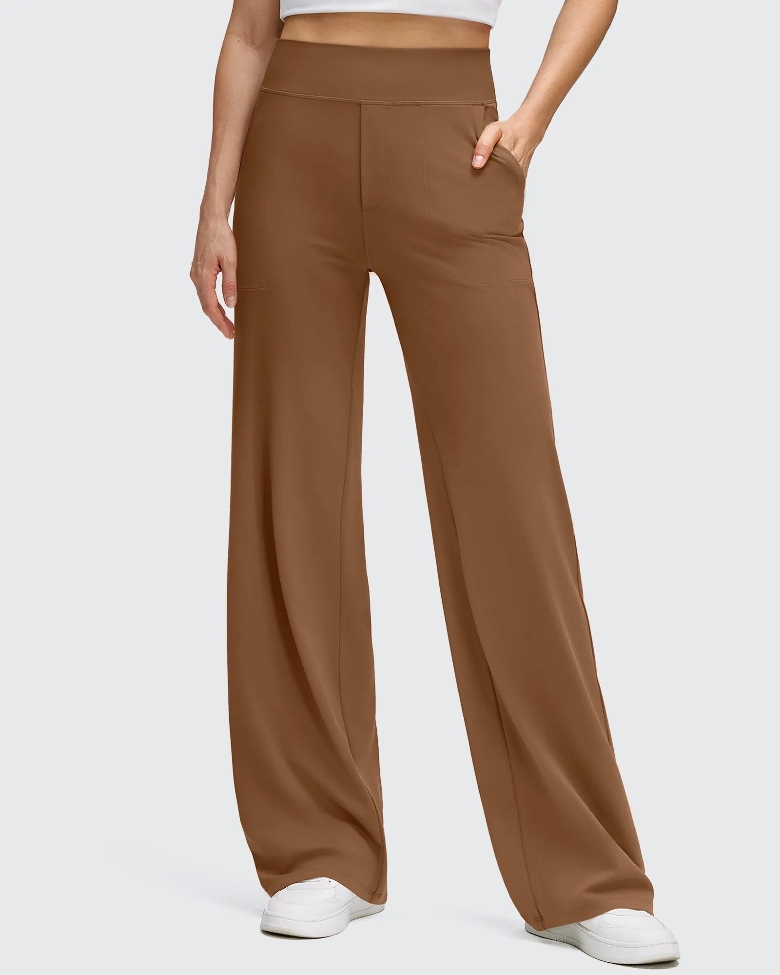 BareFeel High Stretch Wide Leg Yoga Pants