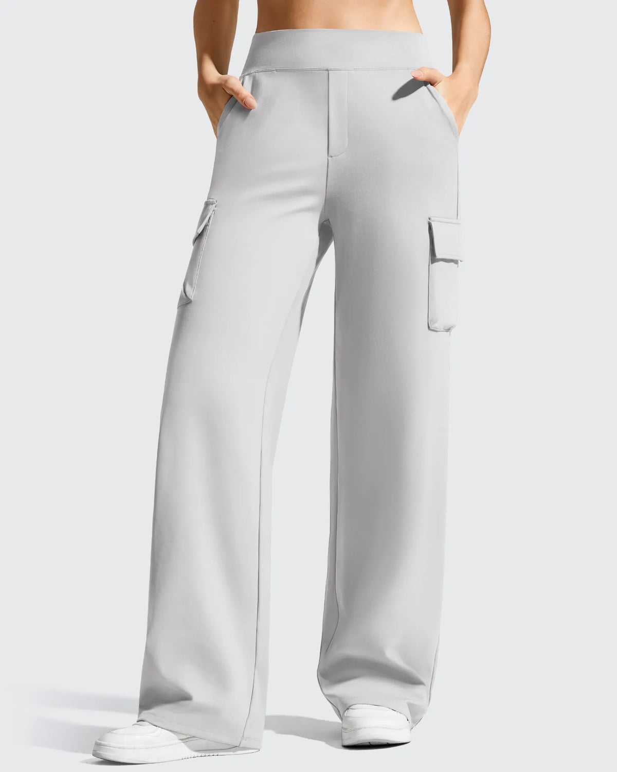 EverGoing High-Waist 4 Pockets Wide Leg Cargo Pants