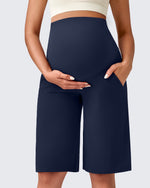 EverGoing Maternity Athletic Bermuda Shorts 12'' - G4Free