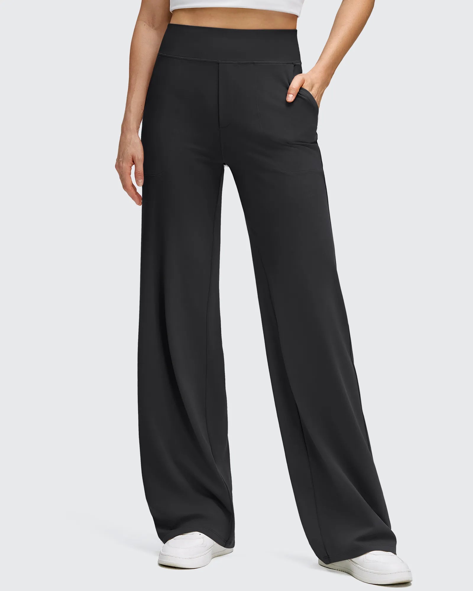BareFeel High Stretch Wide Leg Yoga Pants