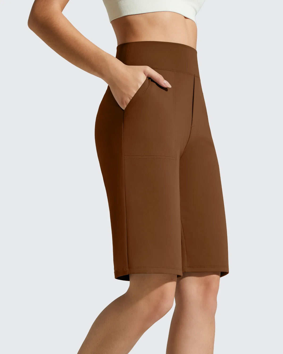 EverGoing Bermuda Pockets Knee Length Shorts 10"
