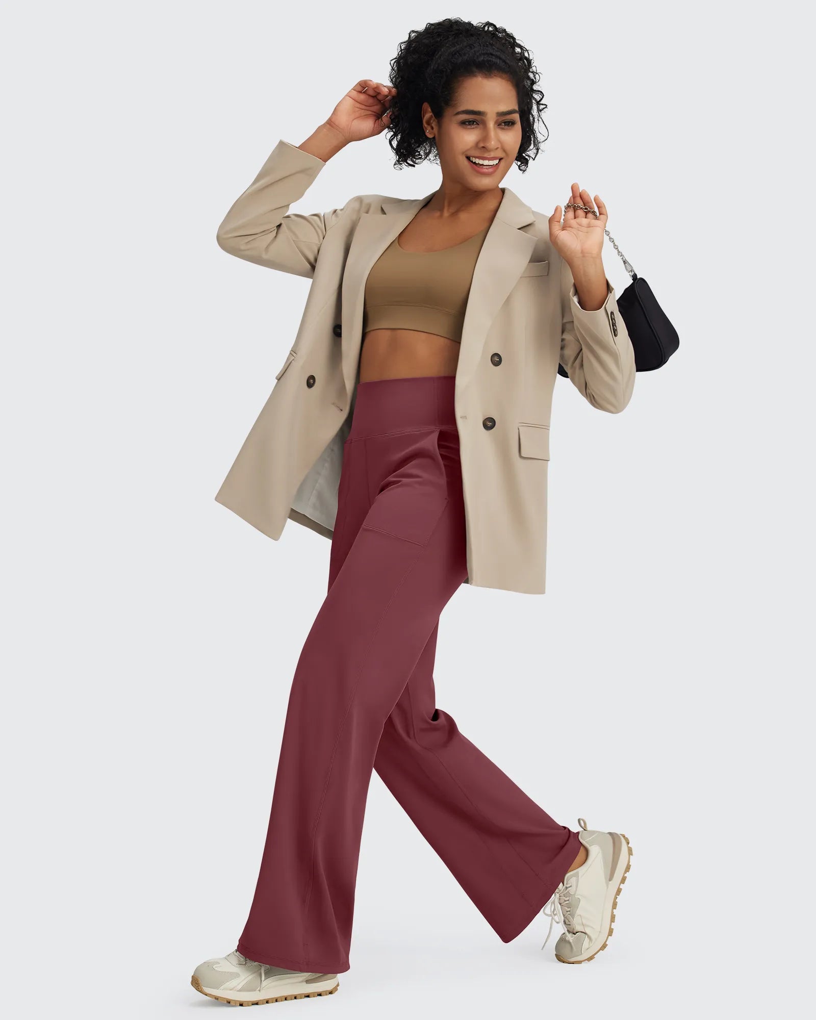 BareFeel Seamless High-Waist Dressy Pants Petite - G4Free