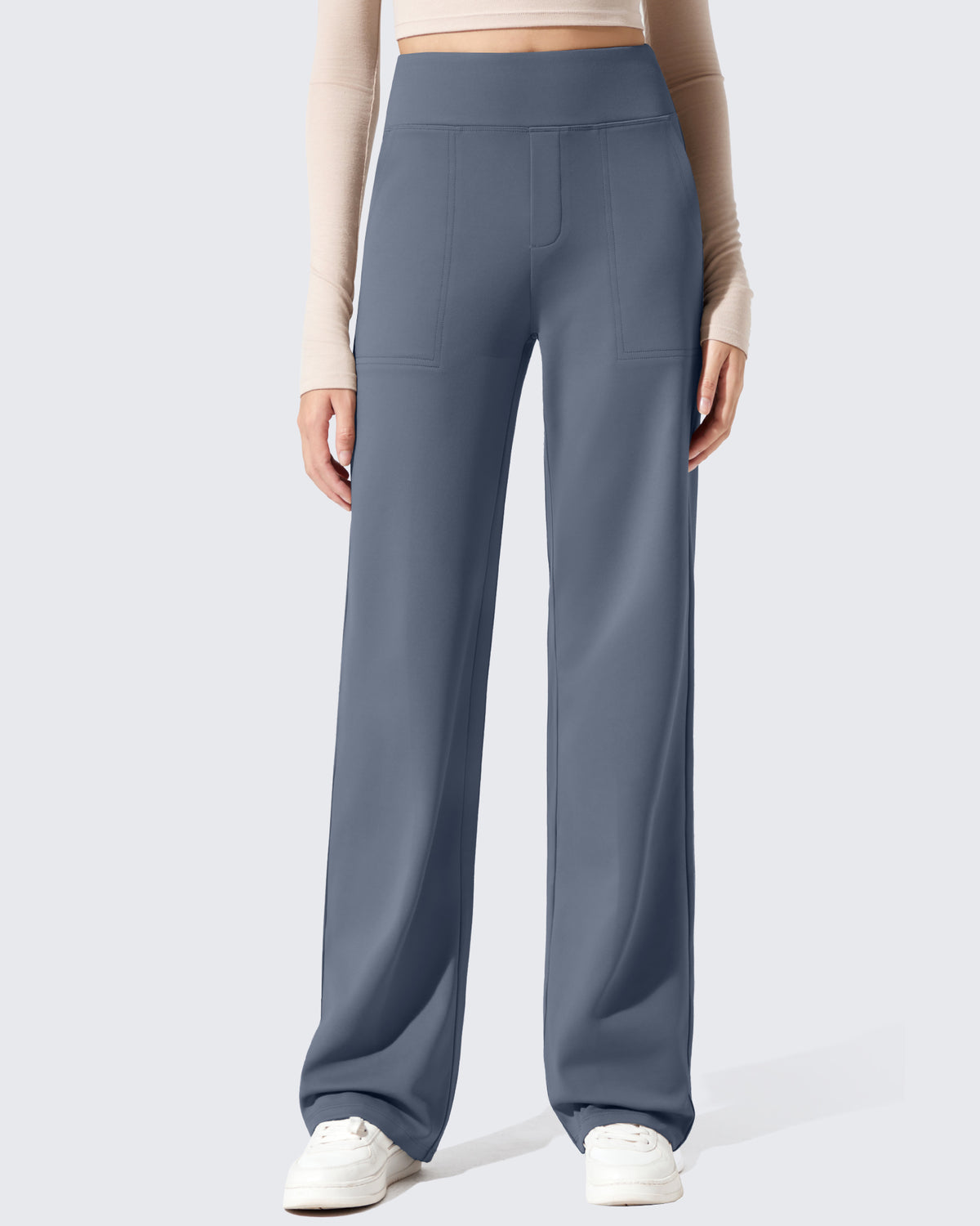 EverGoing Fleece Lined High-Waisted Dressy Pants - G4Free