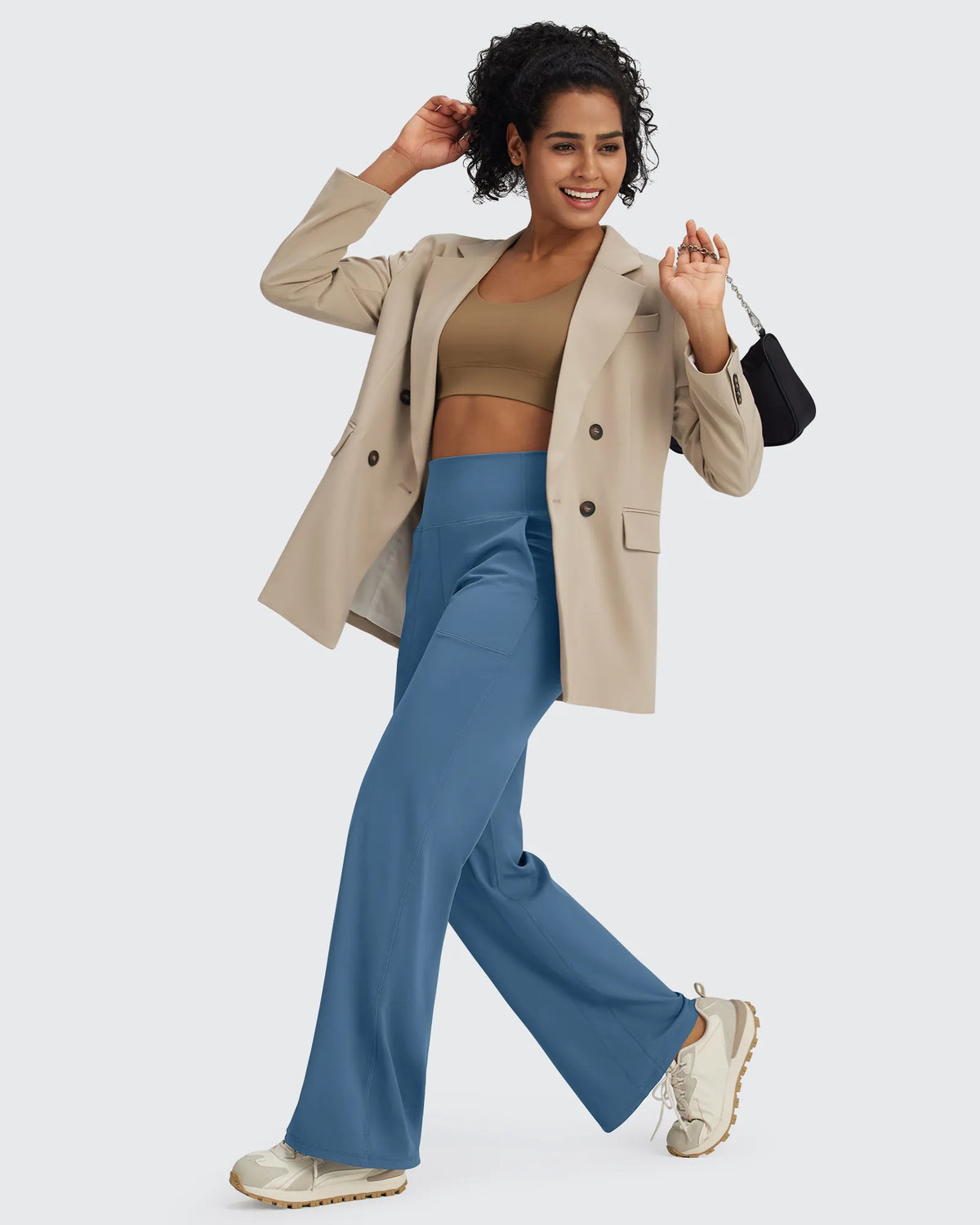 BareFeel Seamless High-Waist Dressy Pants Petite - G4Free