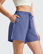Chillwhisp Built-in Shorts Split Running Shorts 3''