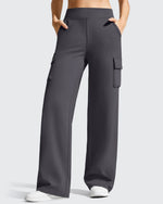 EverGoing High-Waist 4 Pockets Wide Leg Cargo Pants