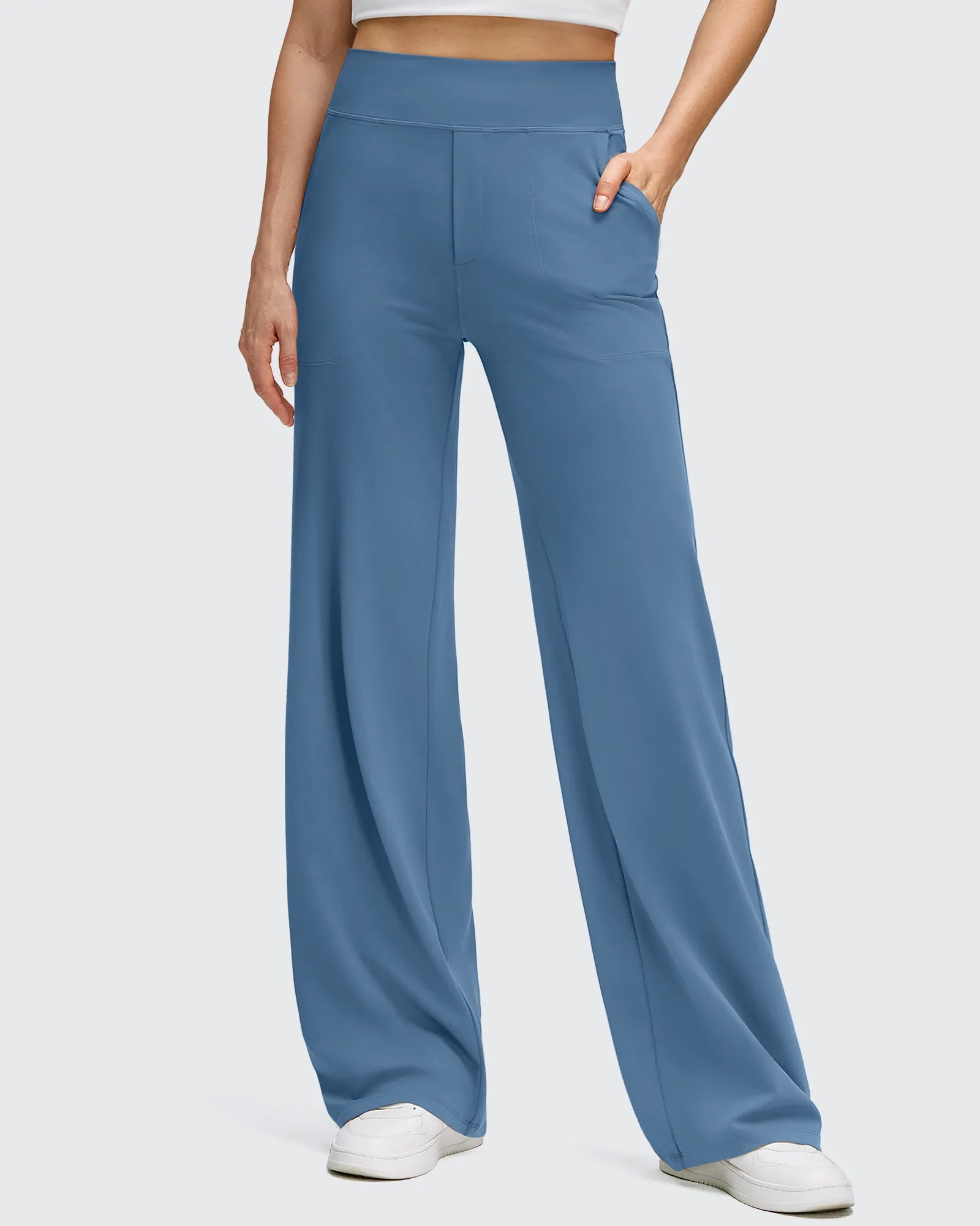 BareFeel High Stretch Wide Leg Yoga Pants