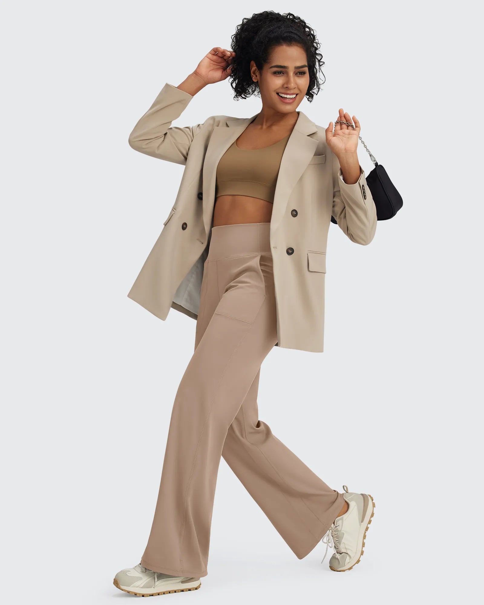 BareFeel Seamless High-Waist Dressy Pants Petite - G4Free