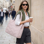 G4Free Lightweight Quilted Tote with Laptop Compartment