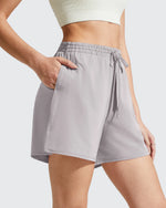 Chillwhisp Built-in Shorts Split Running Shorts 3''