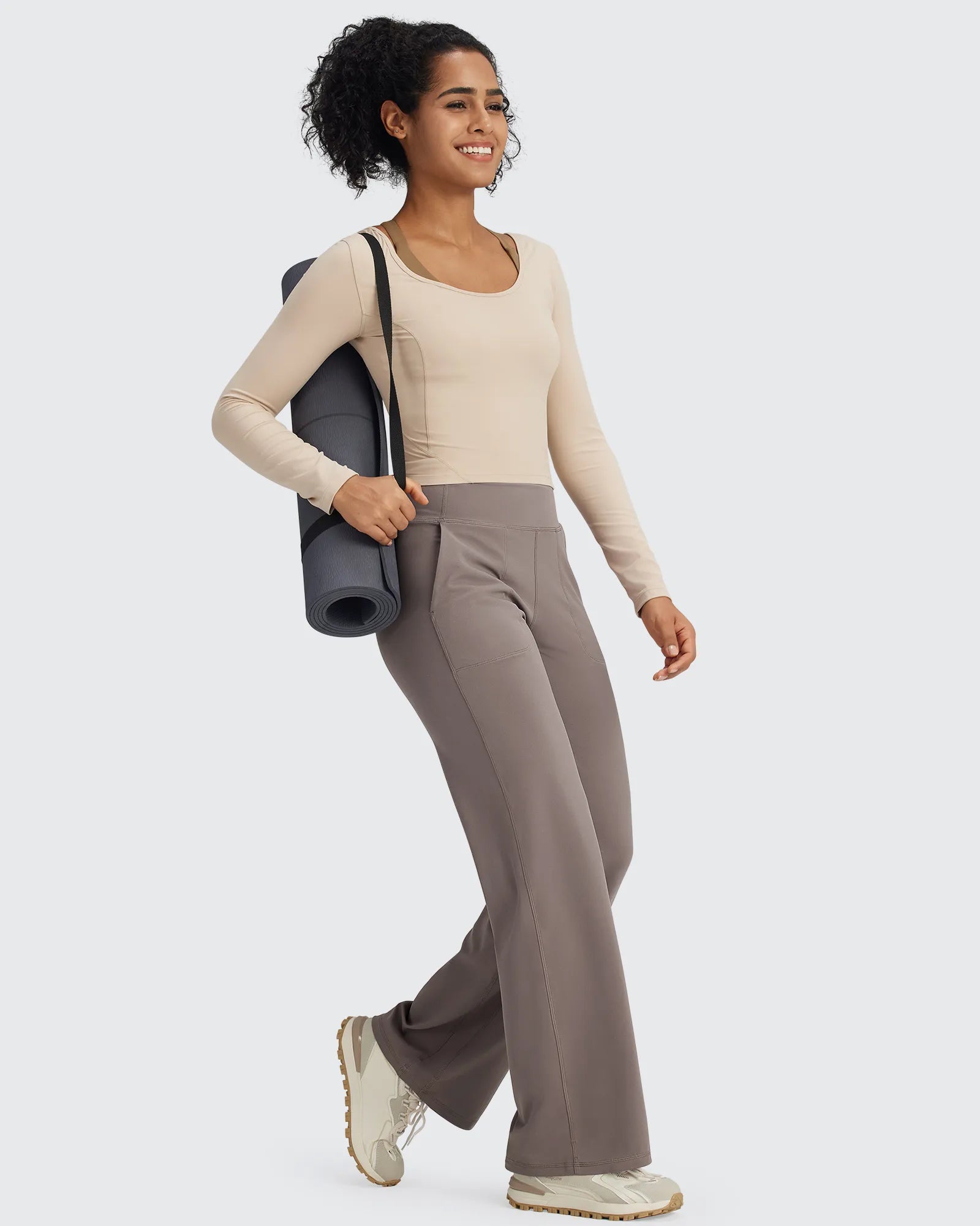 BareFeel Seamless High-Waist Dressy Wide Leg Pants