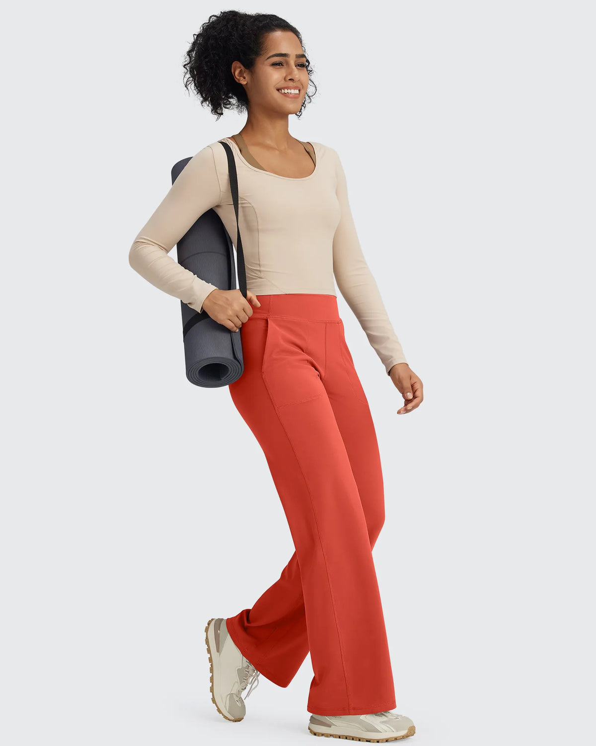 BareFeel Seamless High-Waist Dressy Wide Leg Pants