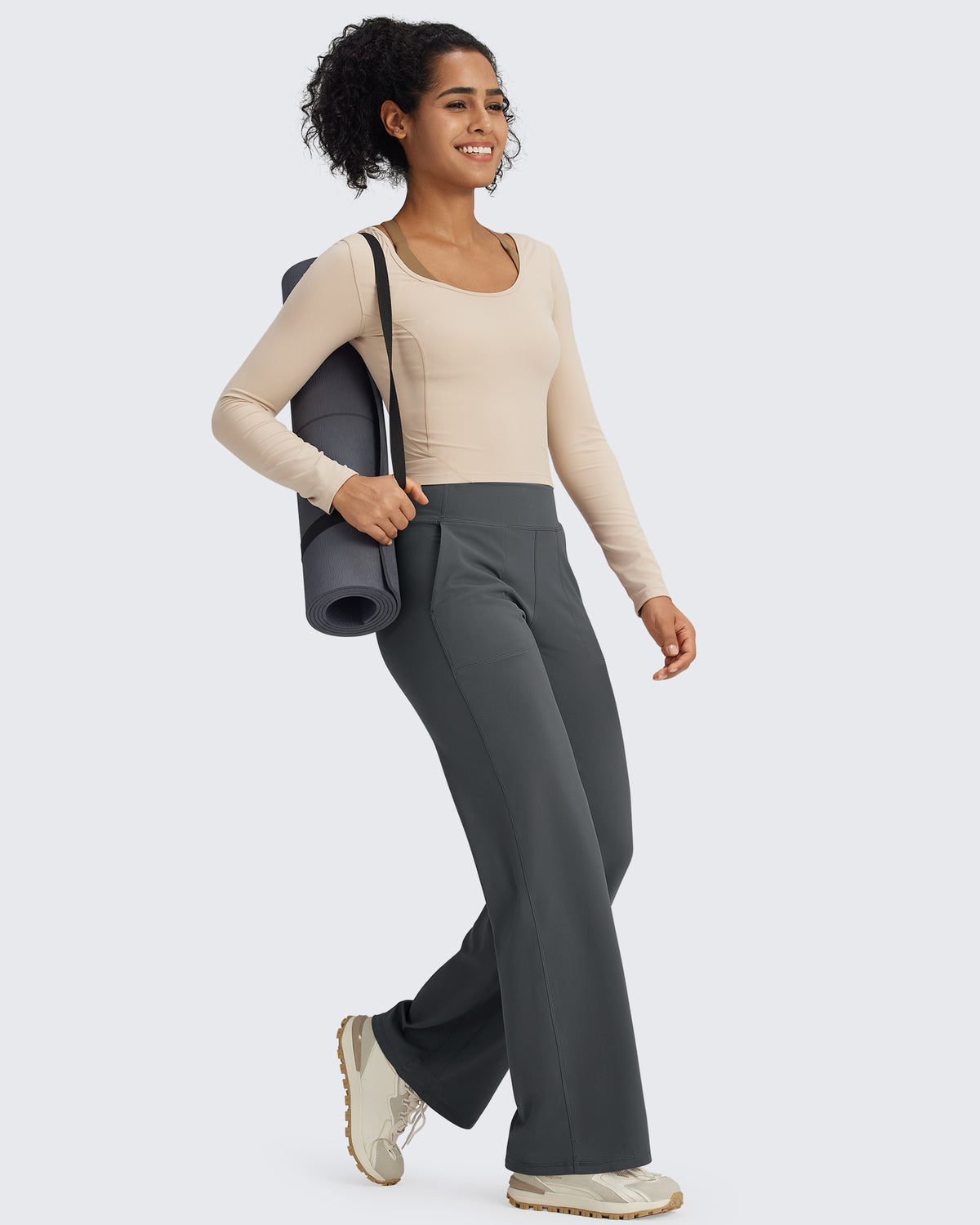 BareFeel Seamless High-Waist Dressy Pants Tall - G4Free