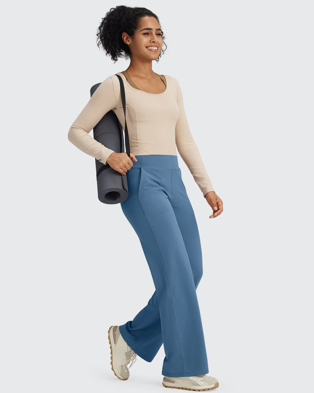 BareFeel Seamless High-Waist Dressy Wide Leg Pants