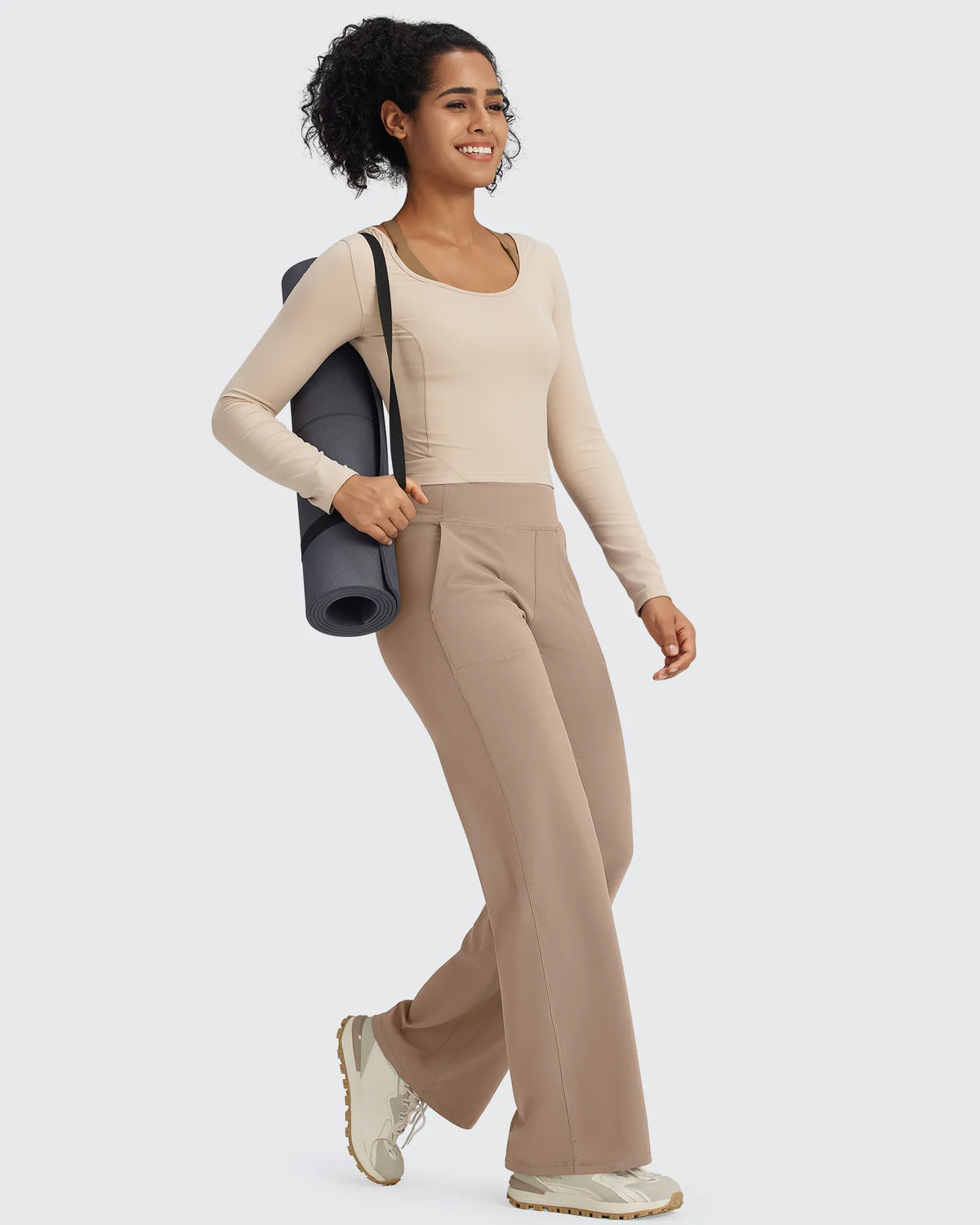 BareFeel Seamless High-Waist Dressy Wide Leg Pants