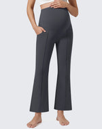 G4Free EverGoing Maternity Flare Leggings with Pockets – Over the Belly 25''