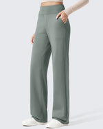 EverGoing Fleece Lined High-Waisted Dressy Pants - G4Free