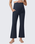 G4Free EverGoing Maternity Flare Leggings with Pockets – Over the Belly 25''