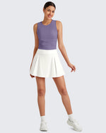 Lightbreeze Side Ruched Sleeveless Workout Tops - G4Free