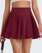 G4Free Chillwhisp 14" Pleated Tennis Skirt with Inner Shorts Pocket