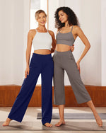 EverGoing Wide Leg High-Waist Casual Capri Pants - G4Free
