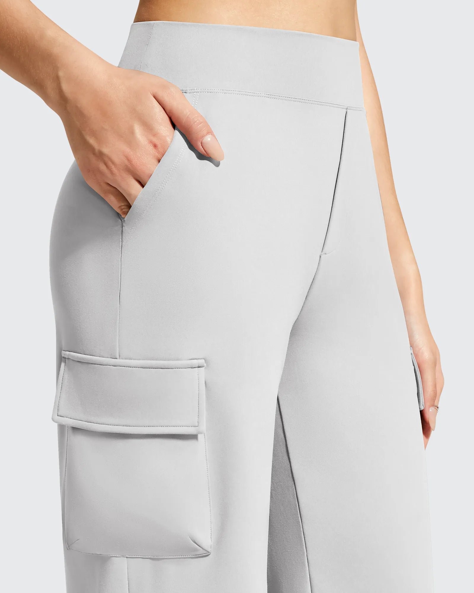 EverGoing High-Waist 4 Pockets Wide Leg Cargo Pants
