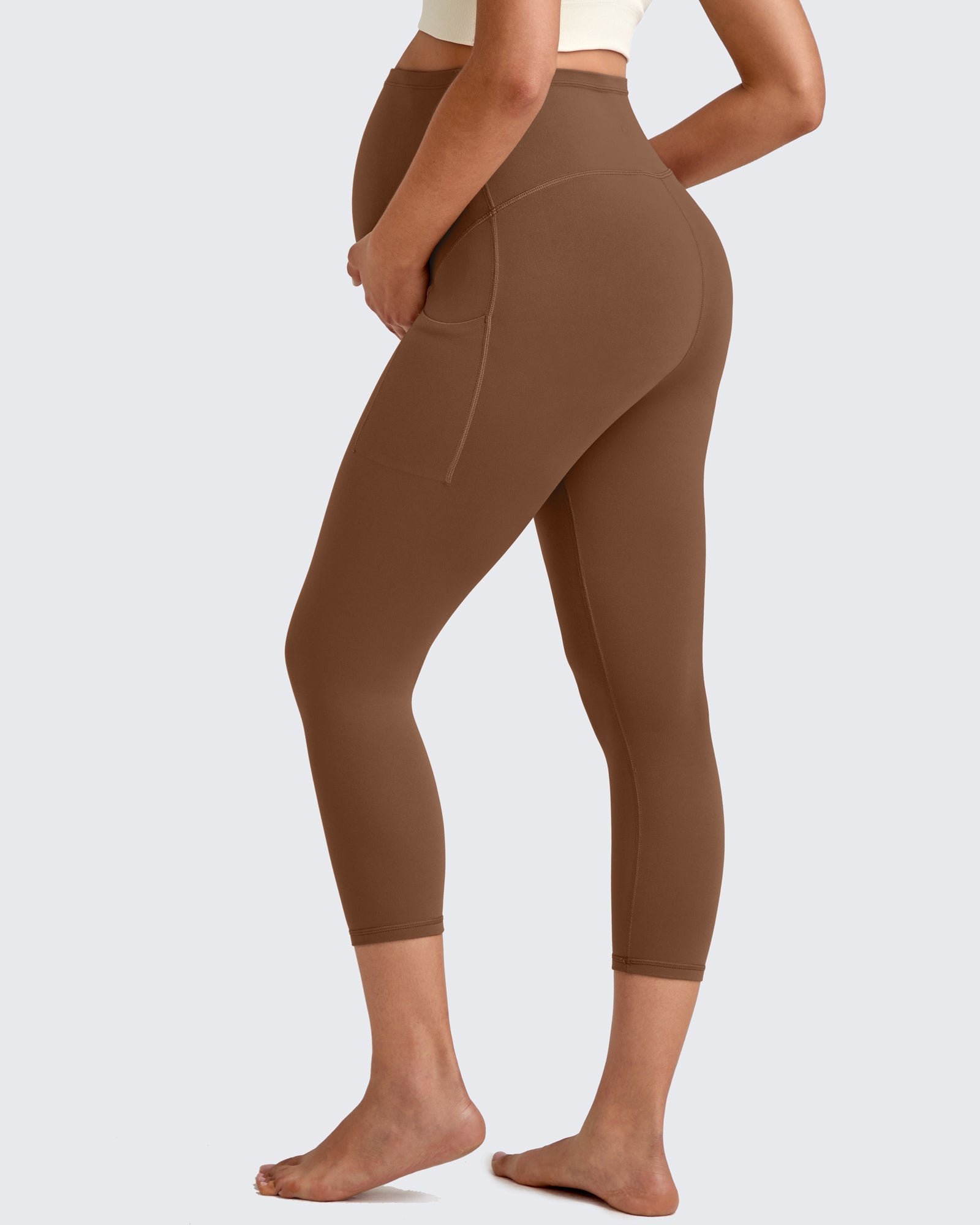 BareFeel Pregnancy Capri Leggings 21'' - G4Free