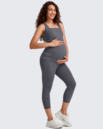 BareFeel Pregnancy Capri Leggings 21'' - G4Free
