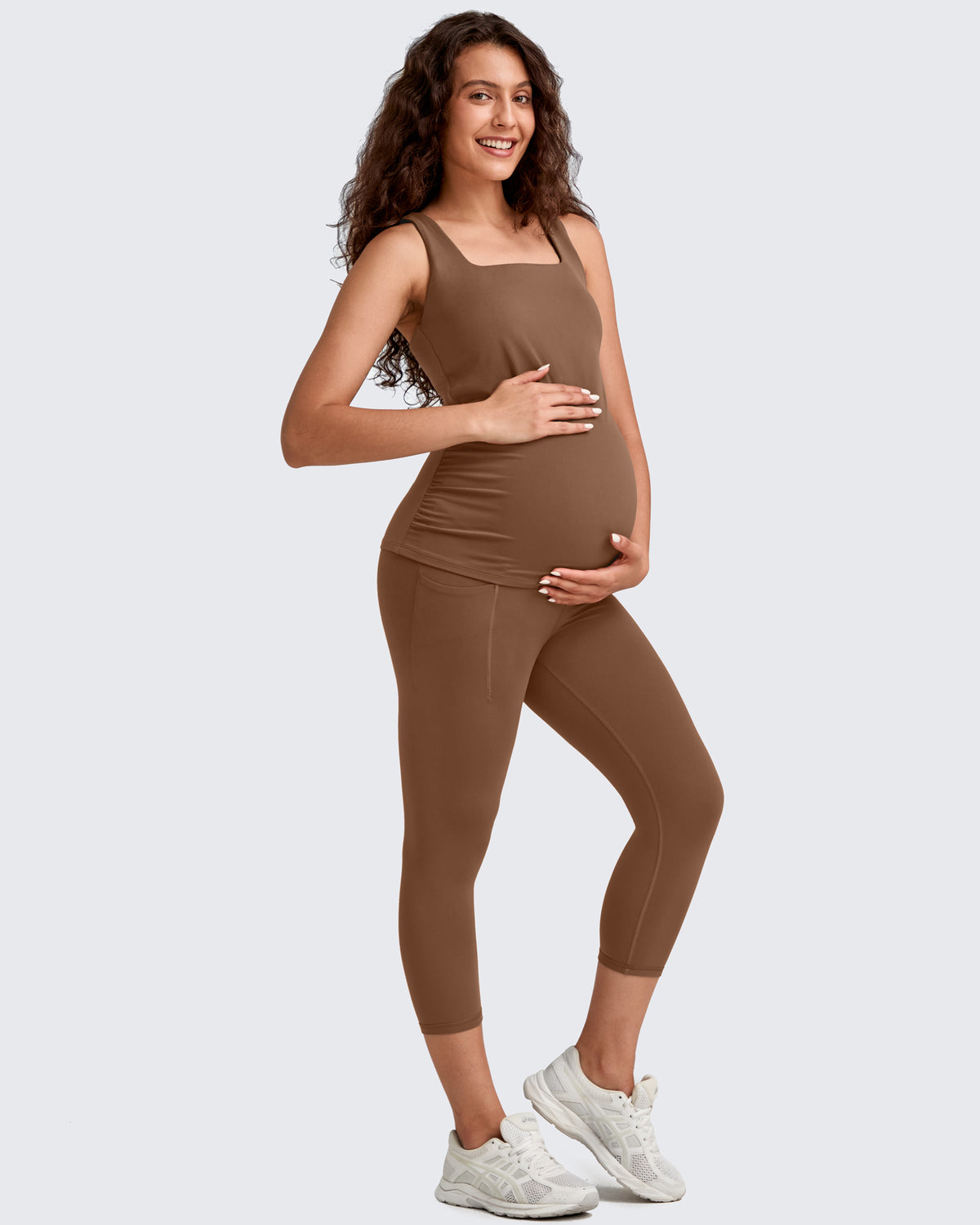 BareFeel Pregnancy Capri Leggings 21'' - G4Free