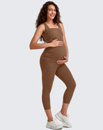 BareFeel Pregnancy Capri Leggings 21'' - G4Free