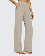 EverGoing Loose High-Waist Business Casual Pants 33'' - G4Free