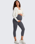 BareFeel Pregnancy Capri Leggings 21'' - G4Free