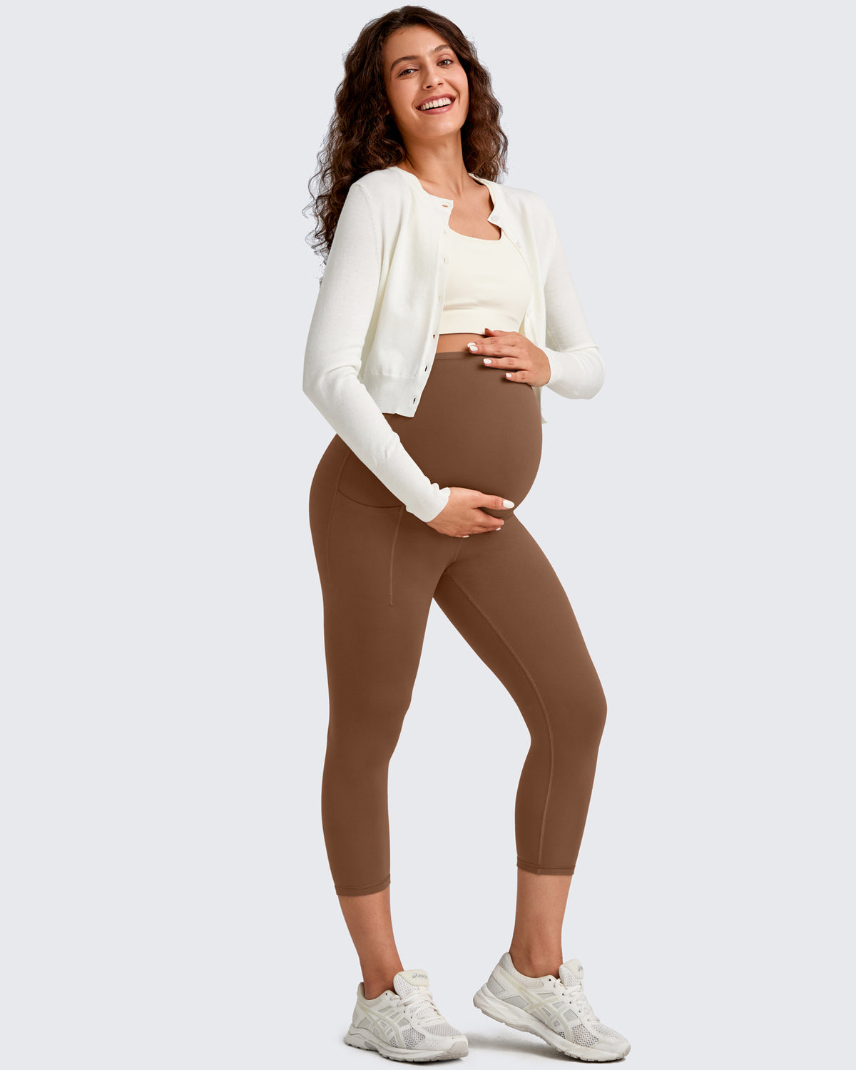 BareFeel Pregnancy Capri Leggings 21'' - G4Free