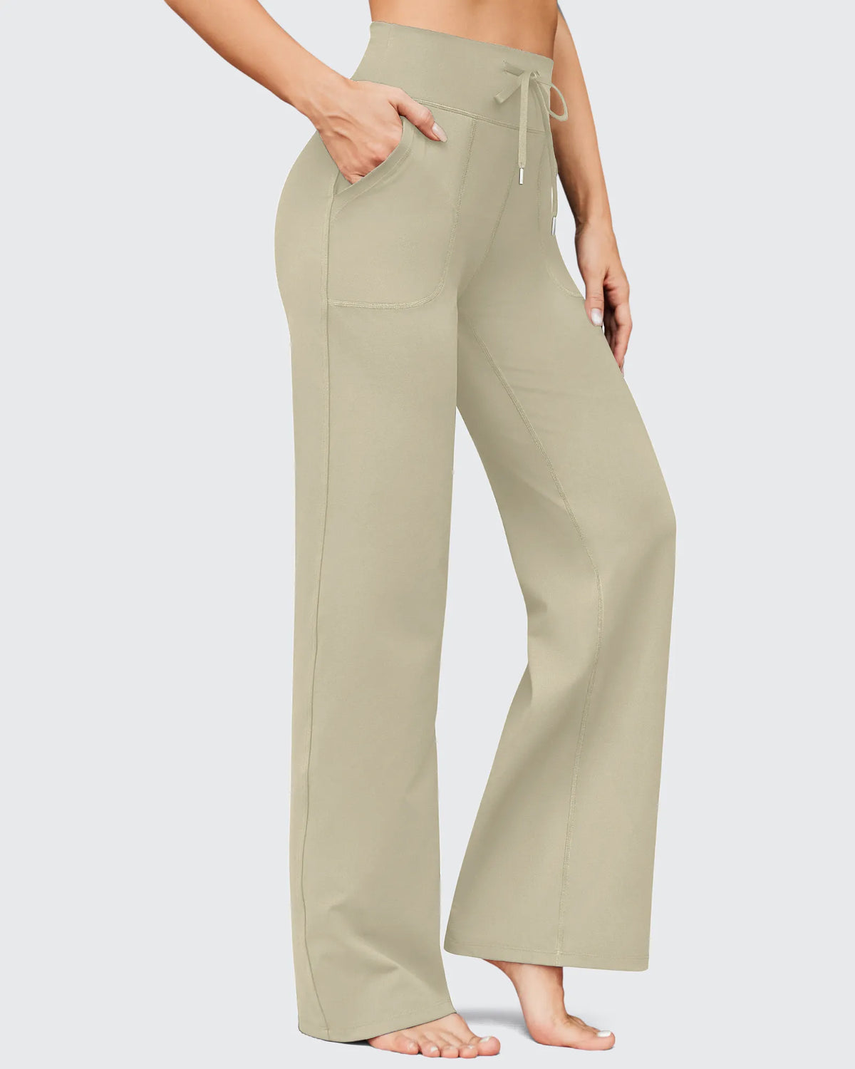 EverGoing Business Casual High-Waist Wide Leg Pants Tall - G4Free