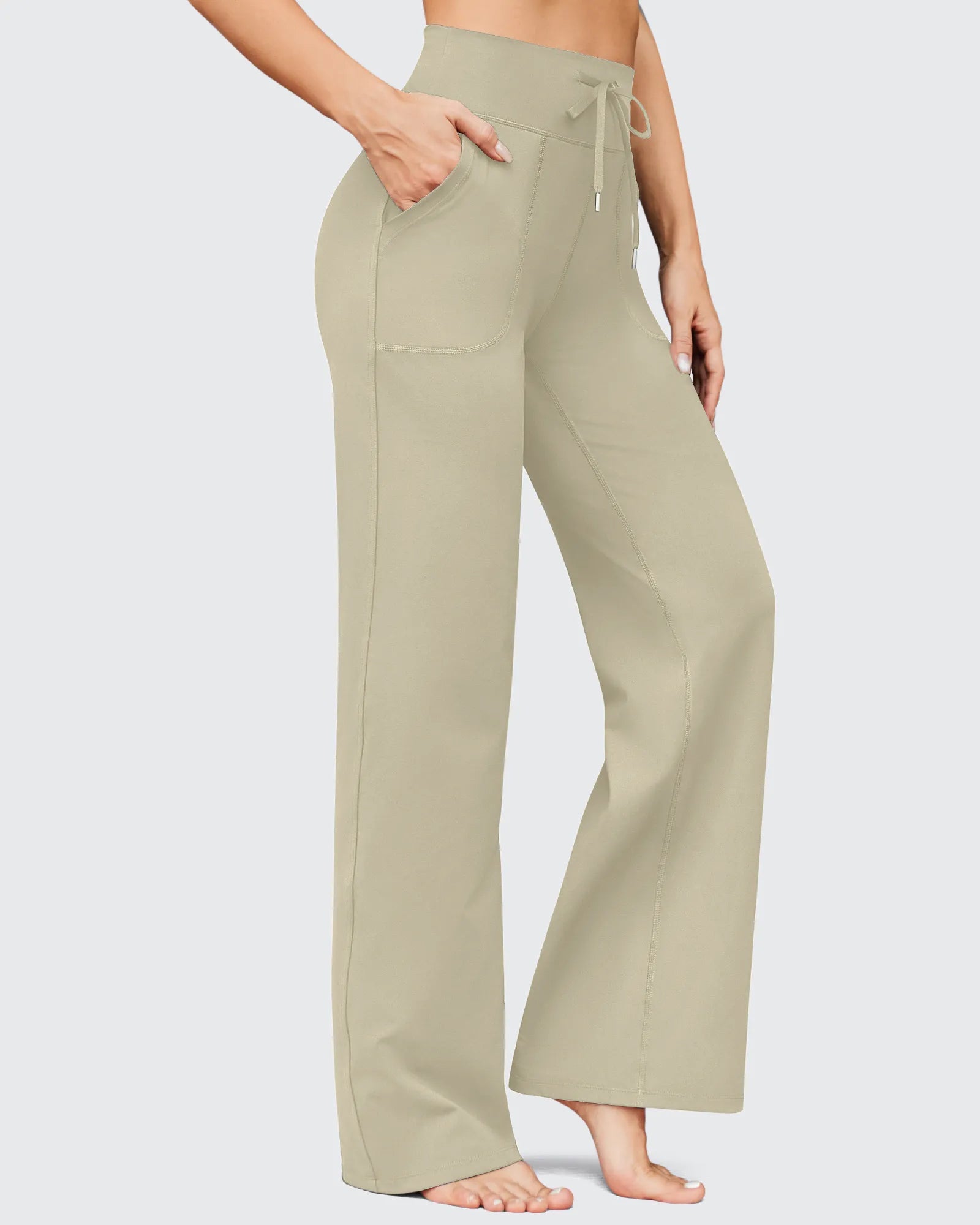 EverGoing Business Casual High-Waist Wide Leg Pants Tall - G4Free