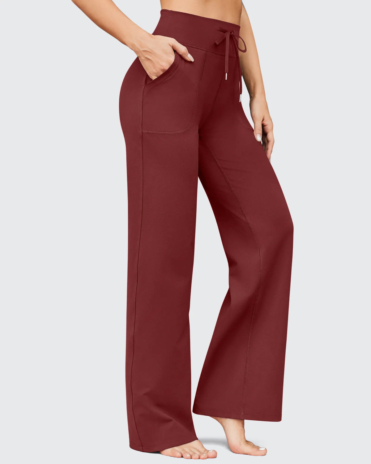 EverGoing Business Casual High-Waist Wide Leg Pants Regular - G4Free