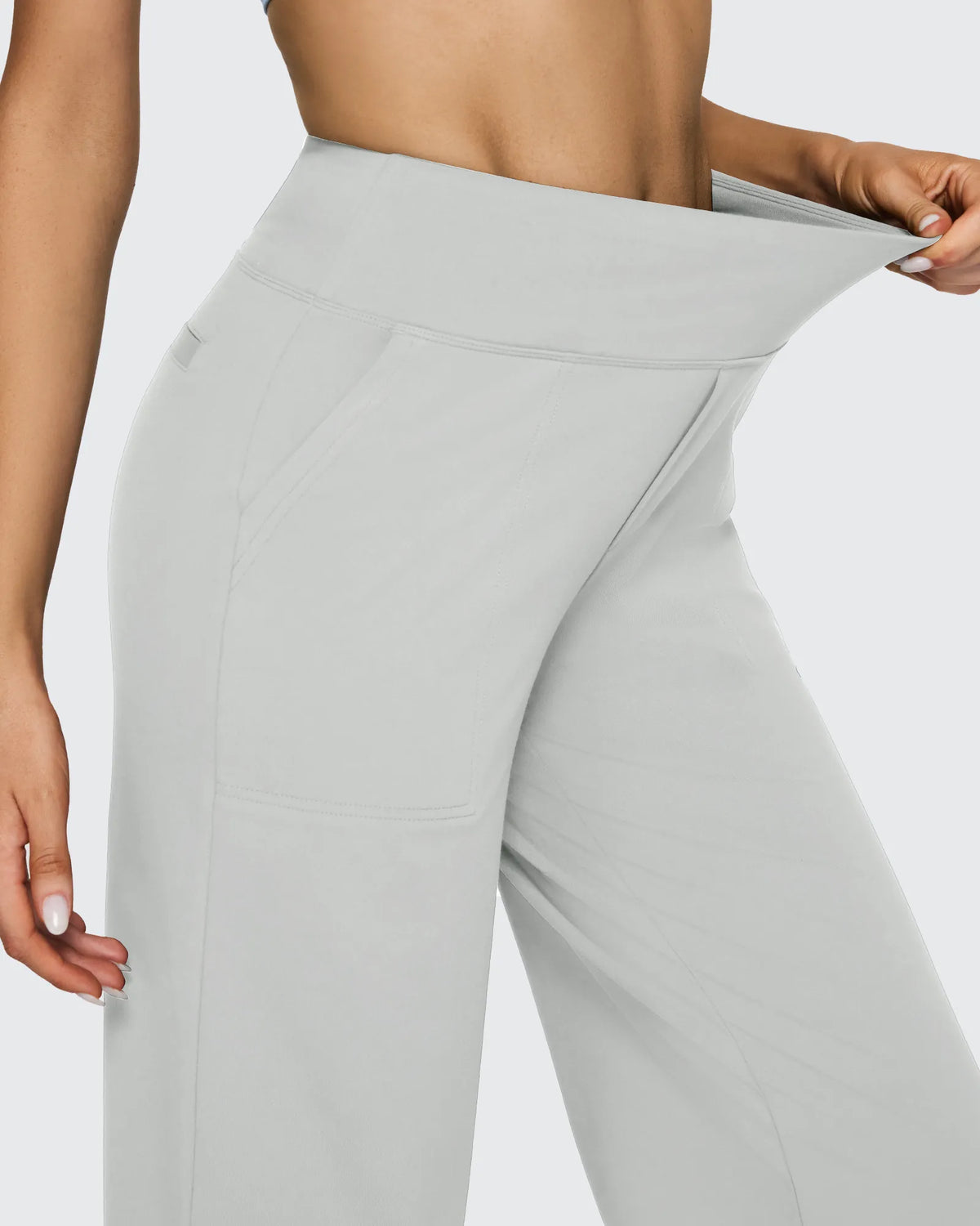 EverGoing Loose High-Waist Business Casual Pants 33'' - G4Free