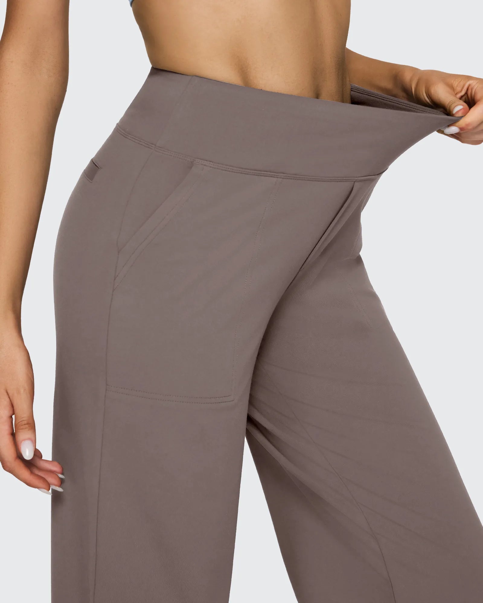 EverGoing Loose High-Waist Business Casual Pants 33'' - G4Free