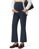 G4Free EverGoing Maternity Flare Leggings with Pockets – Over the Belly 25''