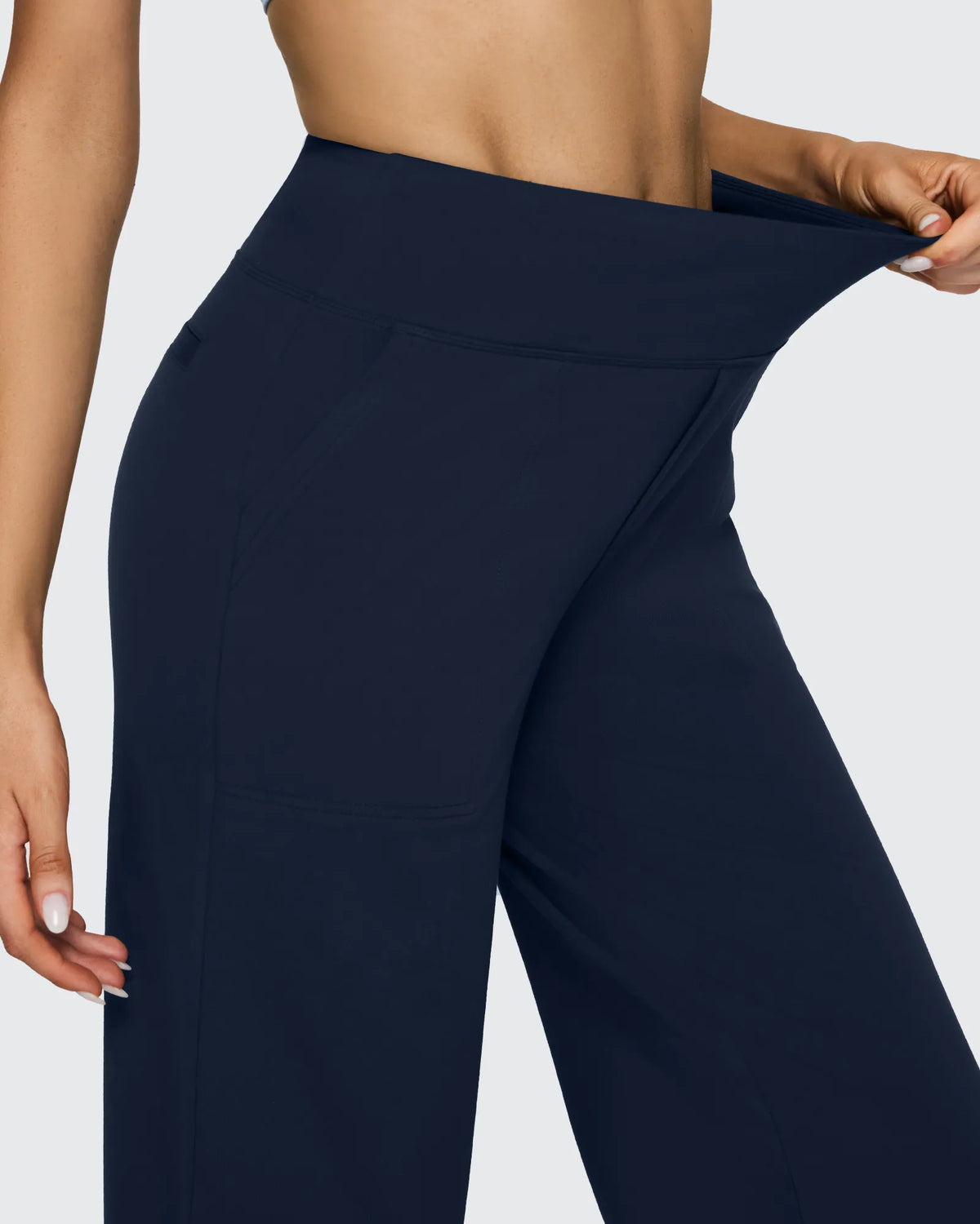 EverGoing Loose High-Waist Business Casual Pants 33'' - G4Free