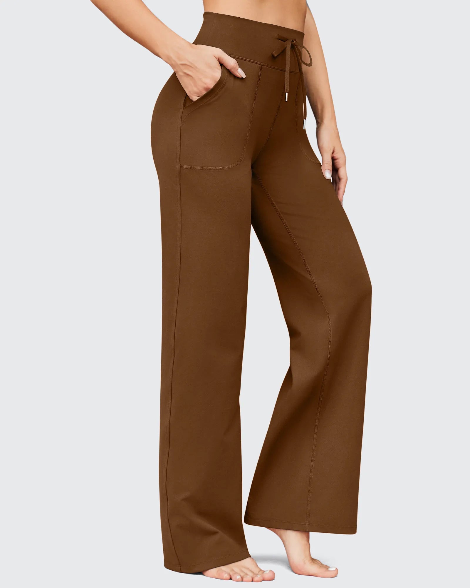EverGoing Business Casual High-Waist Wide Leg Pants Tall - G4Free