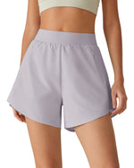 G4Free Chillwhisp 2.5" Dolphin Hem Running Shorts with Pockets