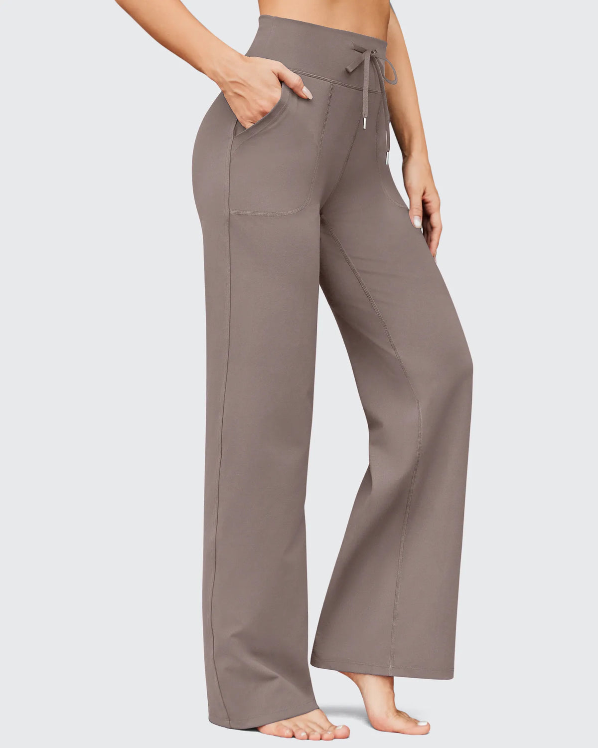 EverGoing Business Casual High-Waist Wide Leg Pants Tall - G4Free