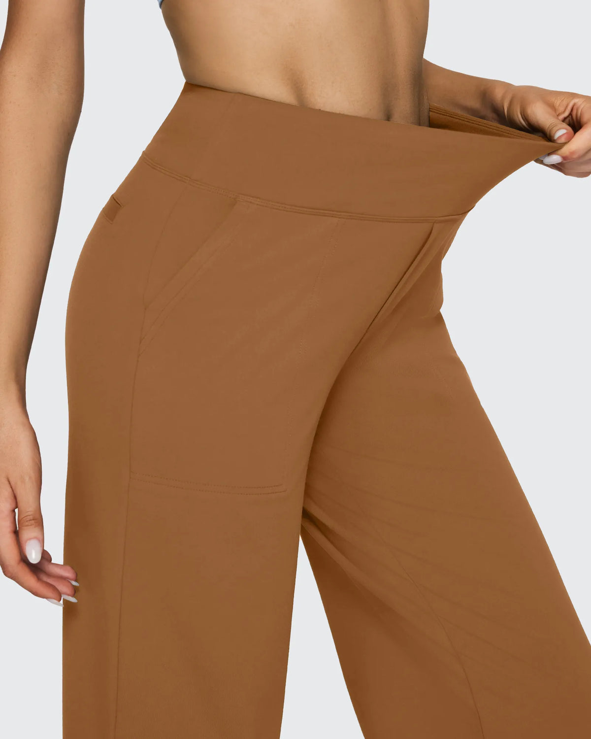 EverGoing Loose High-Waist Business Casual Pants 33'' - G4Free