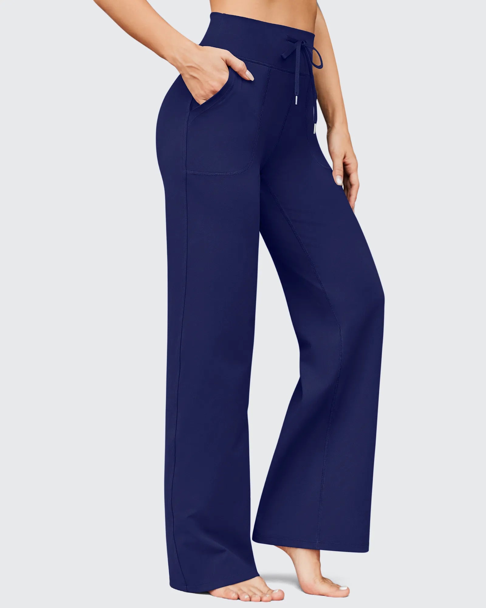 EverGoing Business Casual High-Waist Wide Leg Pants Tall - G4Free