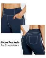 EverGoing Stretchy High-Waisted Multiple Flare Work Pants - G4Free