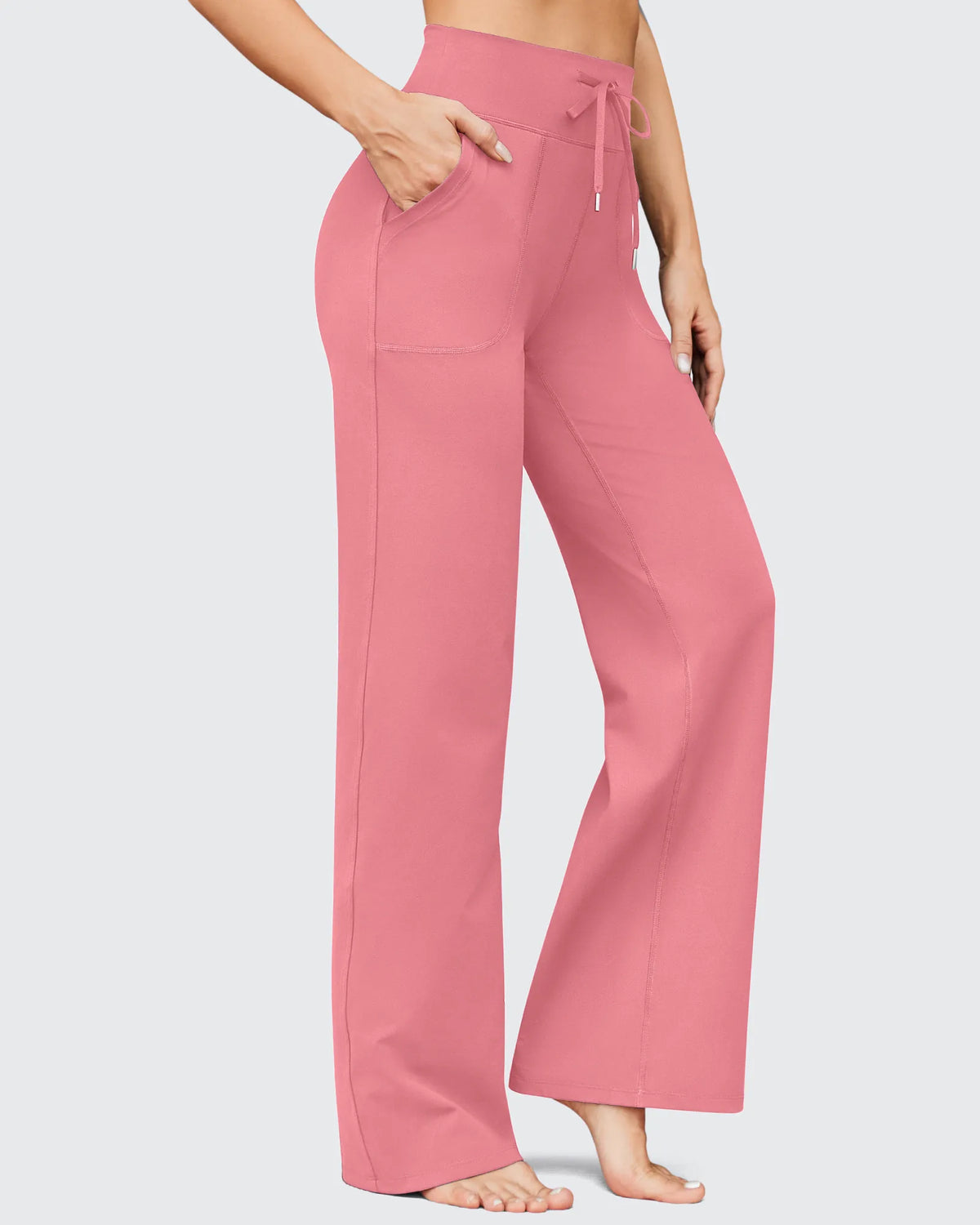 EverGoing Business Casual High-Waist Wide Leg Pants Tall - G4Free