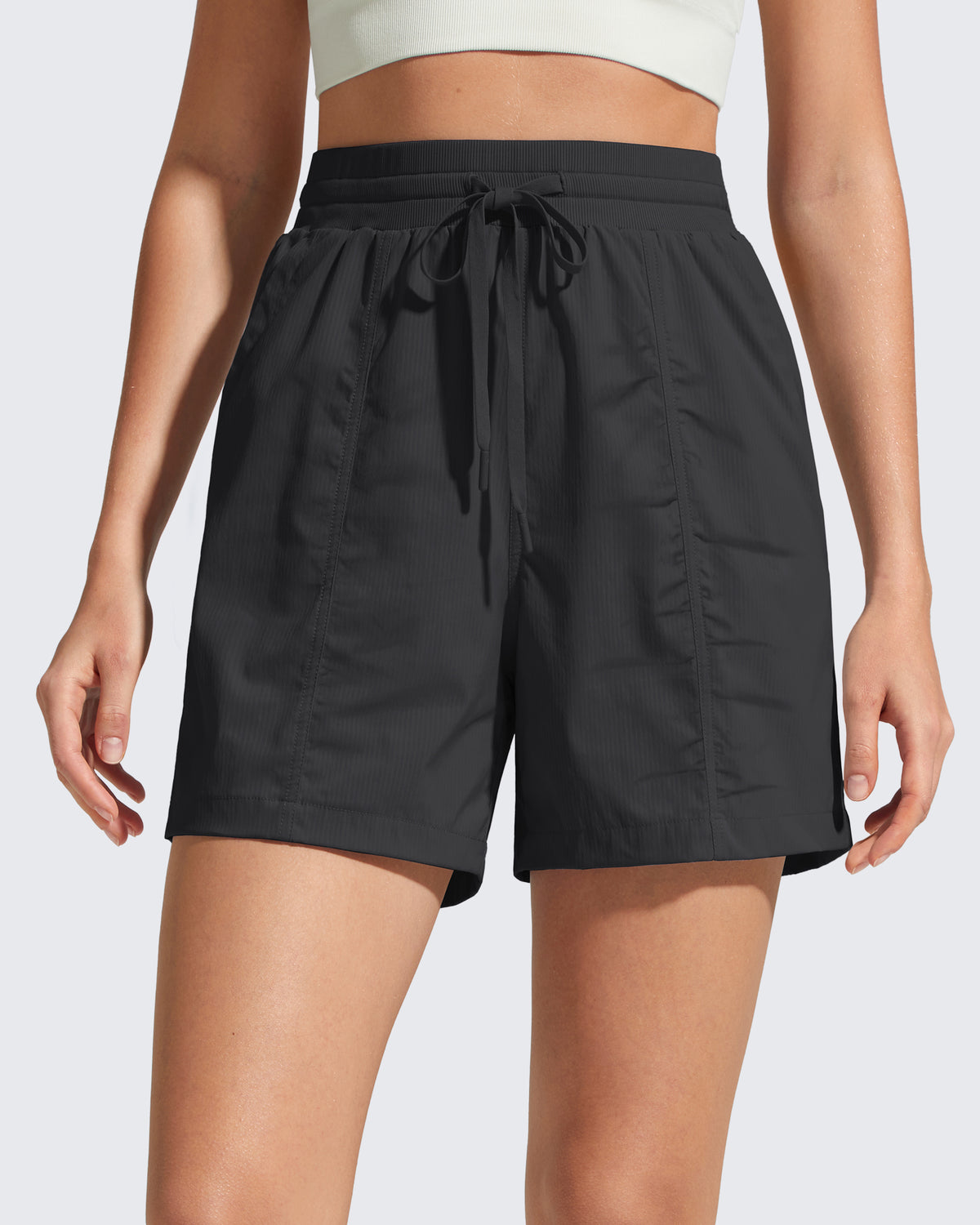 G4Free 4" High Waisted Casual Shorts with Pockets