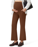 G4Free EverGoing Maternity Flare Leggings with Pockets – Over the Belly 25''